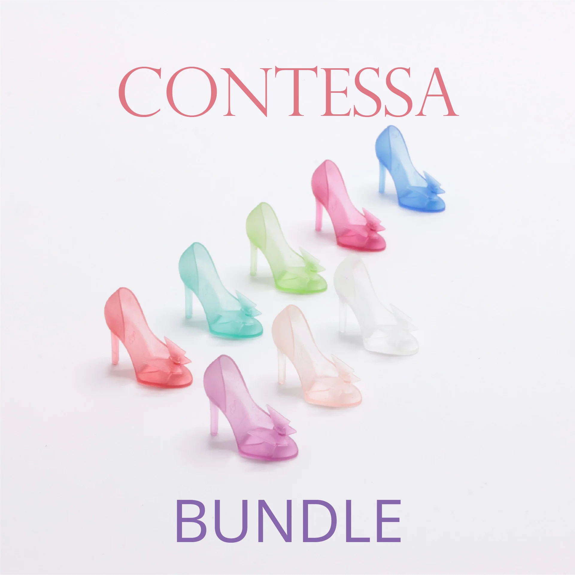 Contessa "Seaglass" Collection of Barbie Pumps