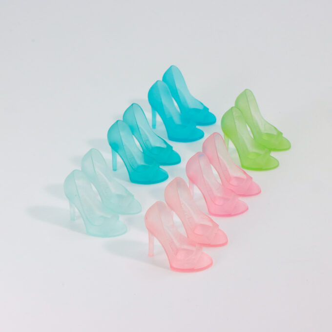 BUNDLE #22 – 6 Seaglass Open Toe Pumps