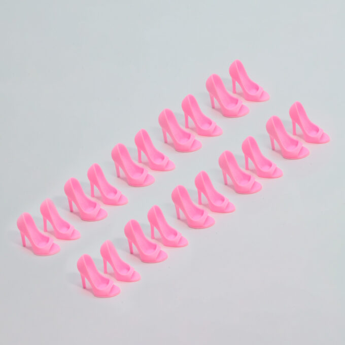 BUNDLE #28 – 10 Bubblegum Open Toe Pumps