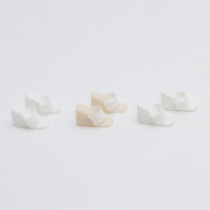 BUNDLE – Wedges white beige