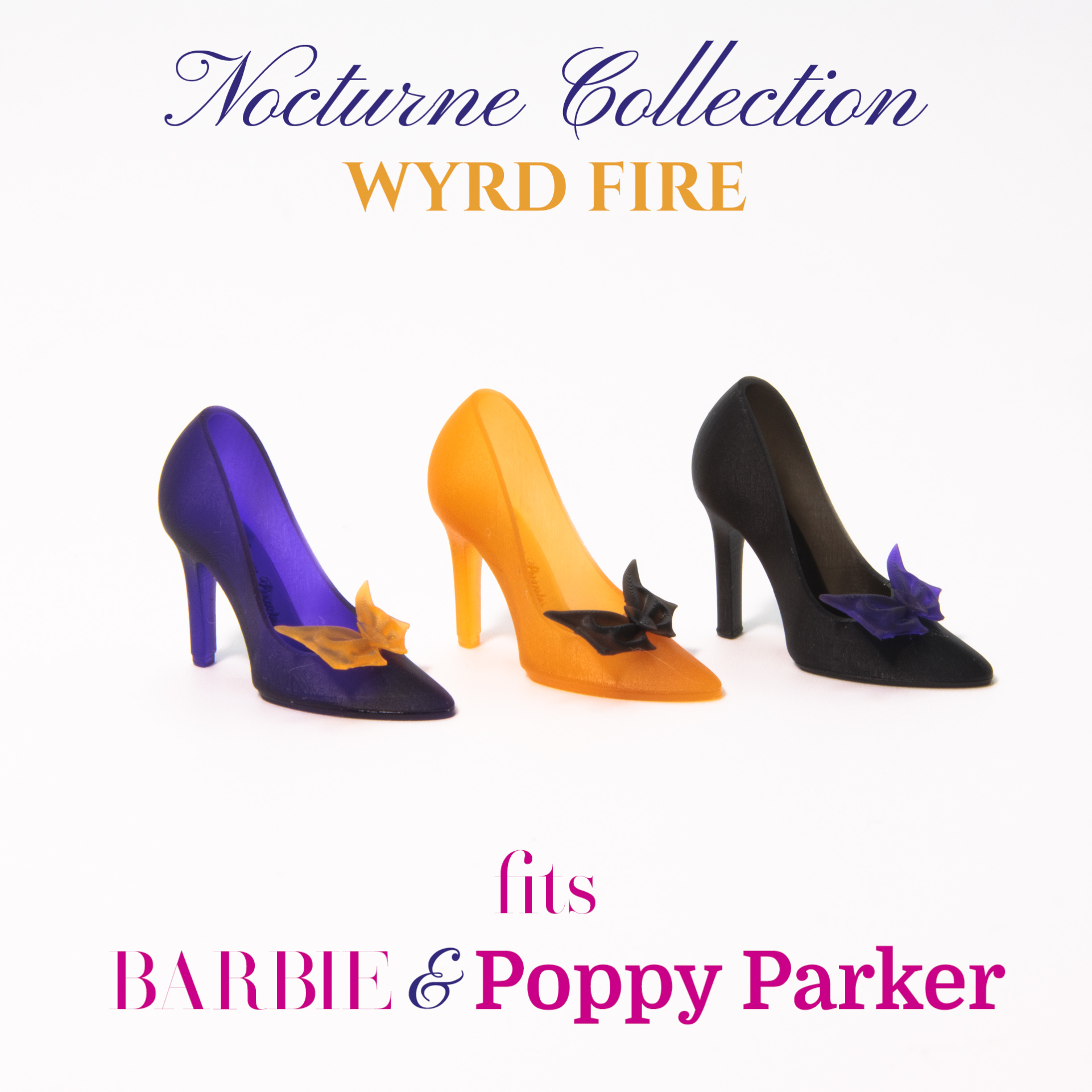 Nocturne Pumps Bundles: Wyrd Fire (Barbie & Poppy)