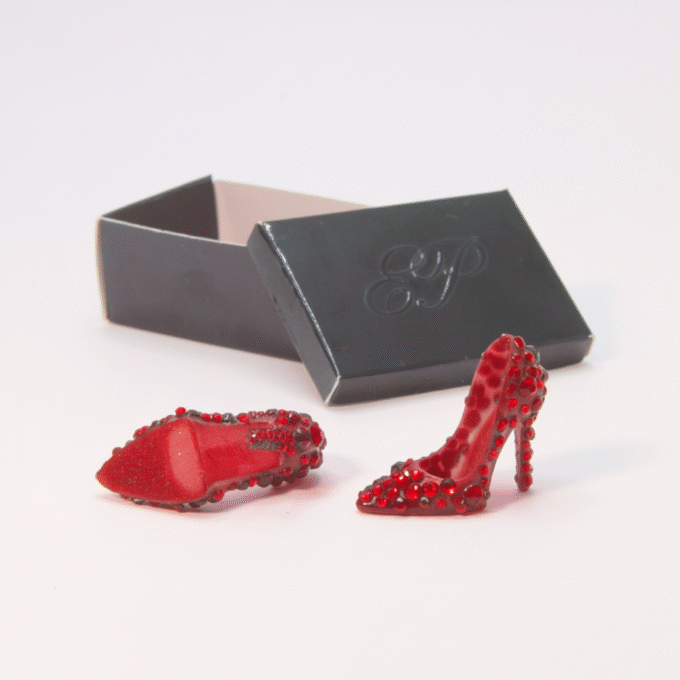 Ruby Rhinestone Pumps Silkstone Barbie